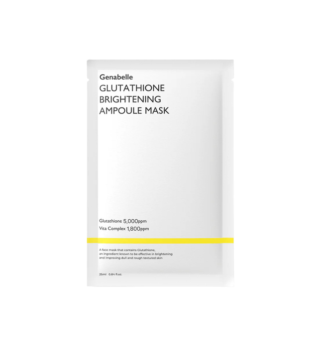 Glutathione Brightening Ampoule Mask - 5 Pcs