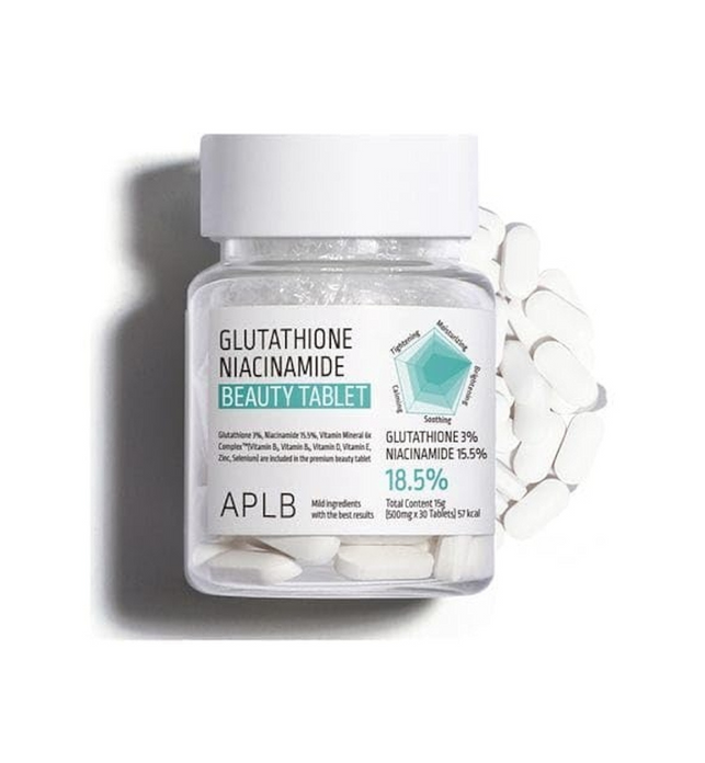 Glutathione Niacinamide Beauty Tablet - 500mg x 30 tablets