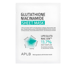 Glutathione Niacinamide Sheet Mask - 1 Sheet Mask