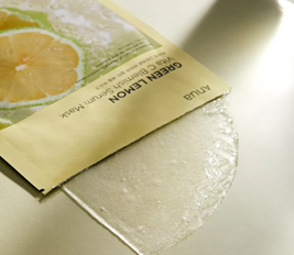 Green Lemon Vita C Blemish Serum Mask - 1 Sheet Mask