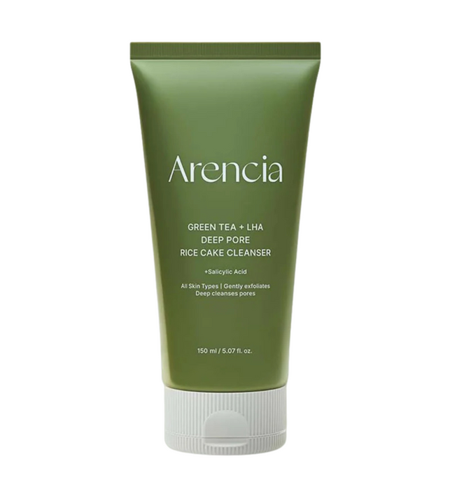 Green Tea + LHA Deep Pore Rice Cake Cleanser - 150 g