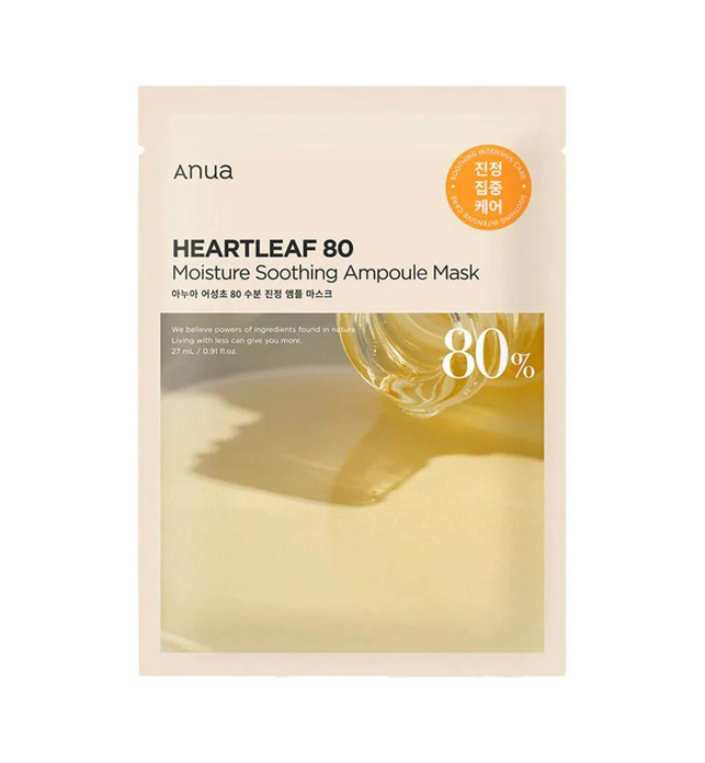 Heartleaf 80 Moisture Soothing Ampoule Mask - 1 Sheet Mask