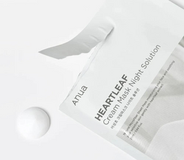 Heartleaf Cream Mask Night Solution Pack - 1 Sheet Mask