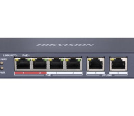 DS-3E0106P-E/M4 Port Fast Ethernet Unmanaged PoE Switch Hikvision