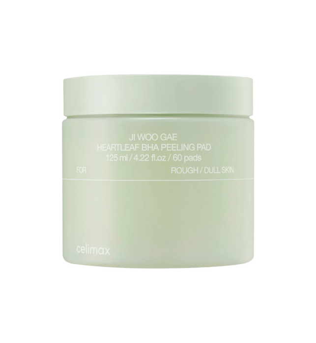 JIWOOGAE Heartleaf BHA Peeling Pad - 60 Pads