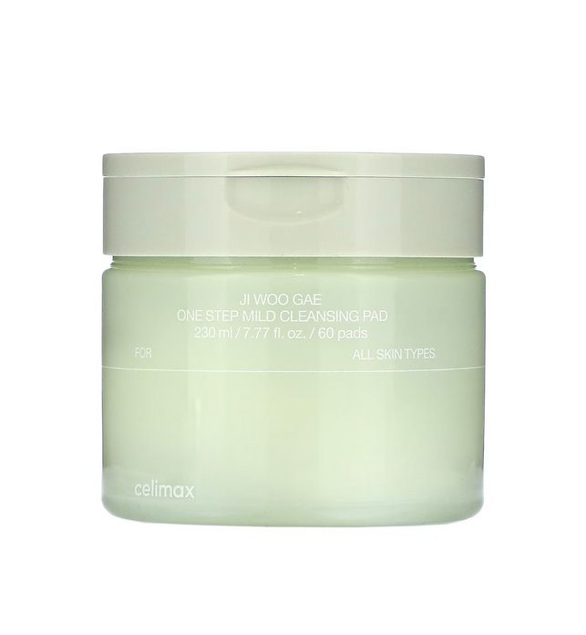 JIWOOGAE One Step Mild Cleansing Pad - 60 Pads