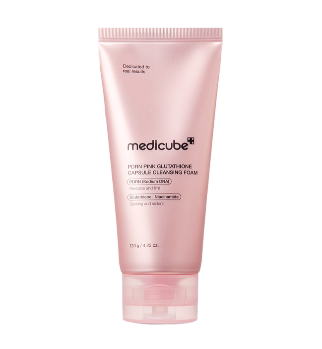 PDRN Pink Glutathione Capsule Cleansing Foam - 120 g