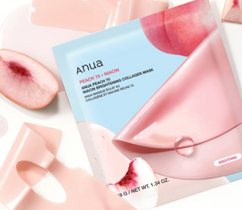 Peach 70 Niacin Brightening Collagen Mask - 4 pcs