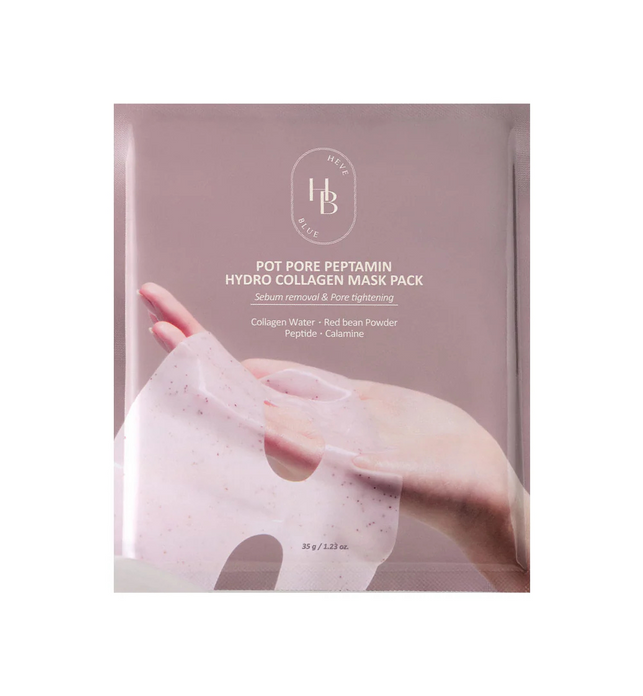 Pot Pore Peptamin Hydro Collagen Mask Pack - 4 Sheet Masks