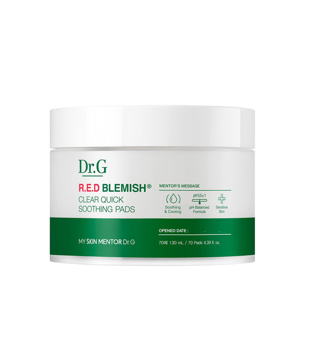R.E.D Blemish Clear Quick Soothing Pads - 70 pads