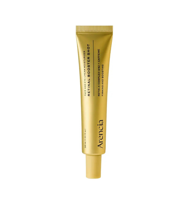 Arencia Retinal Booster Shot Serum, Firming Advanced Night Serum with Caffeine and Ectoin for Mature Skin, Pore Minimizing, WFine Lines & Wrinkles, Korean Skincare 30ml