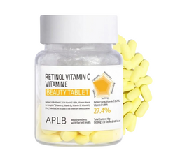 Retinol Vitamin C Vitamin E Beauty Tablet - 500 mg x 30 Tablets