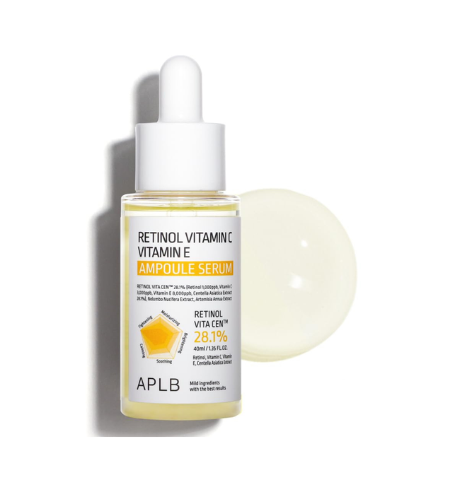 Retinol Vitamin C Vitamin E Ampoule Serum - 40 ml