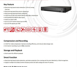 iDS-7208HQHI-M1/FA
TURBO ACUSENSE DVR