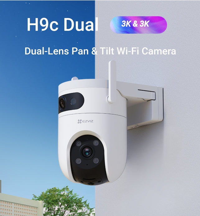 Ezviz H9c 3K & 3K Dual-Lens Pan & Tilt Wi-Fi Camera