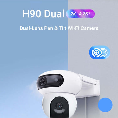 Ezviz H90 2K⁺ & 2K⁺ Dual-Lens Pan & Tilt Wi-Fi Camera