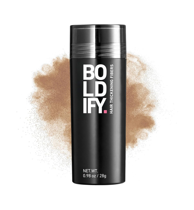 BOLDIFY Hair Fibers (28g)  Fill In Thinning and Fine Hair for an Instantly Fuller, Thicker Look - 14 Shades for Women & Men - Dark Blonde