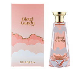KHADLAJ Cloud Candy, Eau De Parfum,100 ml, Sweet Fruity Marshmallow Fragrance for Women