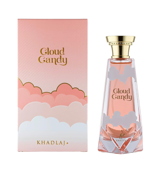 KHADLAJ Cloud Candy, Eau De Parfum,100 ml, Sweet Fruity Marshmallow Fragrance for Women