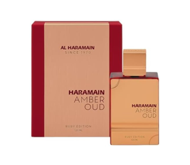 Al Haramain Amber Oud Ruby Edition Eau De Parfum 120ML  Long Lasting Arabic Fragrances for Men & Women, Luxury Unisex Perfume with Saffron, Jasmine, Ambergris & Cedarwood, Premium Gift Scent