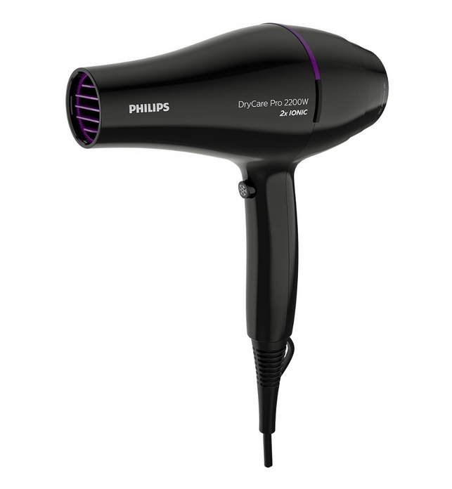 Philips Advanced Drycare Pro Hairdryer, 2200 W, Black, BHD274