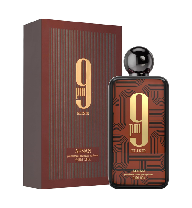 AFNAN 9 PM Elixir Unisex Extrait De Parfum,100ML