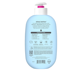 eos Shea Better Body Lotion- Fragrance Free, 24-Hour Hydration Skin Care, 16 fl oz