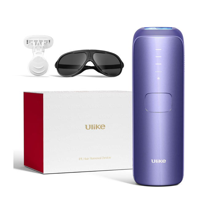 Ulike Laser Hair Removal for Women and Men, Air 3 Ice-Cooling IPL Device Hair Removal for Nearly Painless & Long-Lasting Results, 3 Modes & Auto Flashing for Fast Full Body Hair Removal, Purple