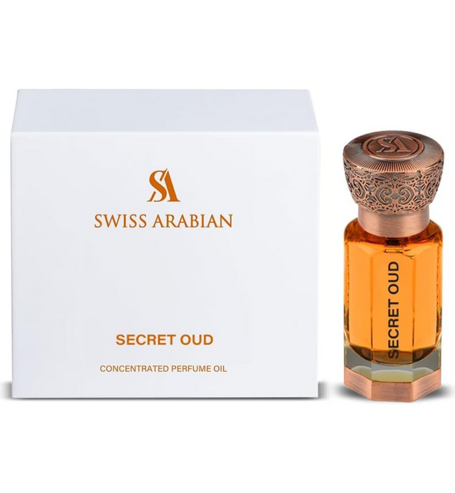 Swiss Arabian Secret Oud Unisex Perfume Oil 12ML