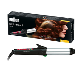 Braun Satin Hair Straightener 7 Ec2/Cu750 Hair Curler With Color Saver And Iontec Technology