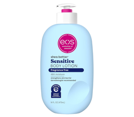 eos Shea Better Body Lotion- Fragrance Free, 24-Hour Hydration Skin Care, 16 fl oz