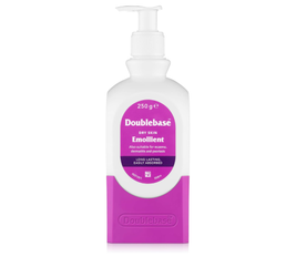 Doublebase Dry Skin Emollient. Clinically Proven Moisturiser for Eczema, Psoriasis and Dermatitis Treatment. Body Cream for Dry Skin Relief, 250g Pump Pack