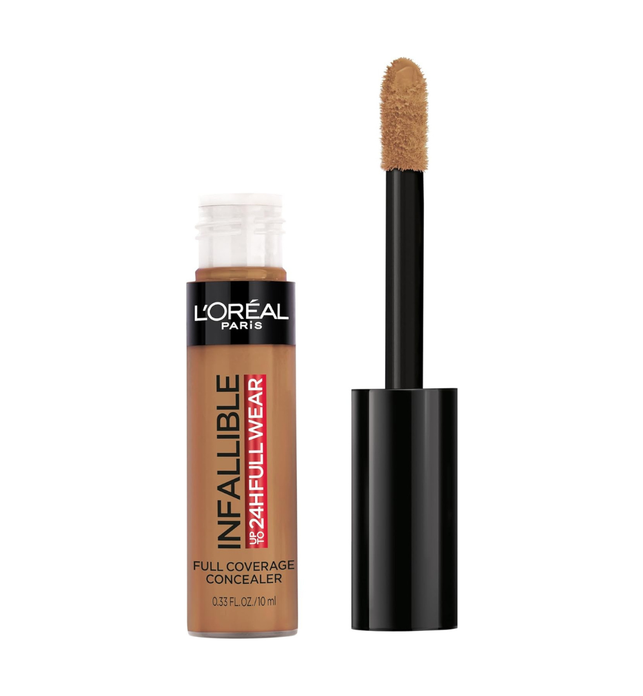 L'Oreal Paris Makeup Infallible Full Wear Waterproof Matte Concealer, Full Coverage, Honey, 0.33 fl. oz.
