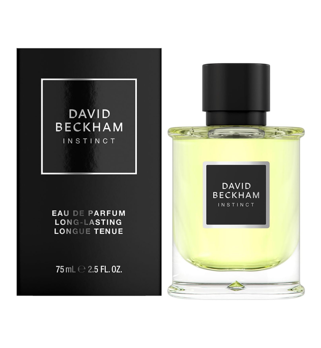 David Beckham Instinct Eau de Parfum for Men, Fougère Citrus Perfume, Captivating & Dynamic David Beckham Fragrance, Sophisticated Perfume Bottle 75ml (2.5oz)