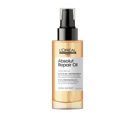 L’Oréal Professionnel | Absolut Repair Oil multi-benefit leave in treatment | For dry and damaged hair | | Repairs & Hydrates Dry, Damaged Hair | With Protein and Gold Quinoa | SERIE EXPERT | 90ML