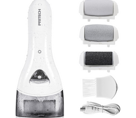 Electric Hard Skin Remover Foot Callus Remover Electric Foot File Rechargeable Dead Skin Remover for Feet Electric Pedicure Kit Proffessinal Feet Care with 3 Roller Heads 1 Cleaning Brush USB Cord