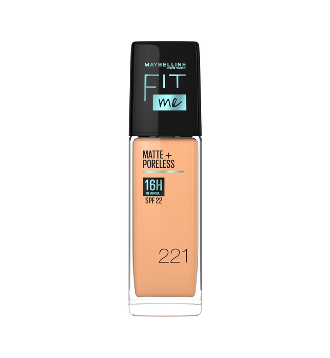 Maybelline New York New York Fit Me Matte & Poreless Foundation 16H Oil Control with SPF 22-221