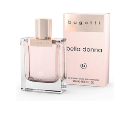 bugatti Bella Donna Women's Perfume Eau de Parfum 60 ML I Sensual Eau de Parfum for All Age and for Any Occasion I Elegant Combination of Peach, Jasmine & Musk I Sweet, Spicy & Elegant
