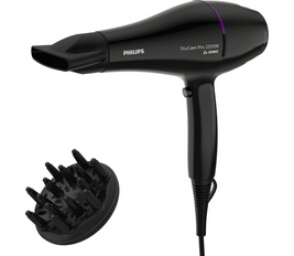 Philips Advanced Drycare Pro Hairdryer, 2200 W, Black, BHD274