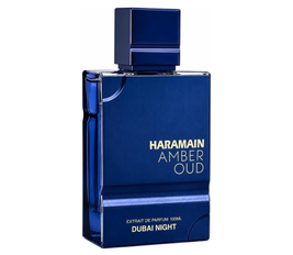 Al Haramain Amber Oud Dubai Night Extrait de Parfum 100ml 3.33oz Long Lasting Arabic Fragrances Luxury Perfume, Oud, Amber & Musk Intense Sillage, Premium Unisex Scent for Men & Women