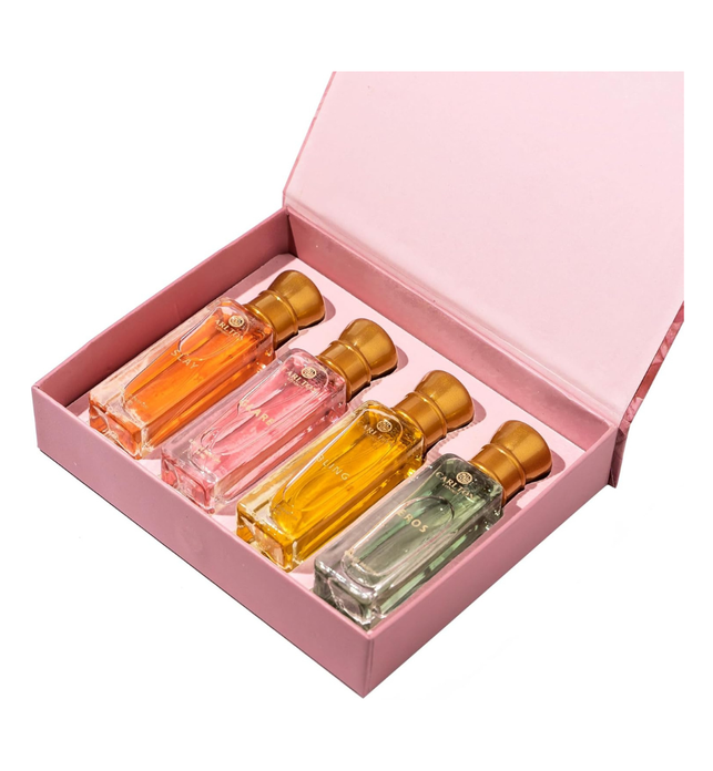 Carlton London Dazzle Women Perfume Gift Set – 4×20ml Luxury Floral-Fruity Eau De Parfum for All-Day Wear | Long-Lasting, Elegant Fragrances | Gift for Women