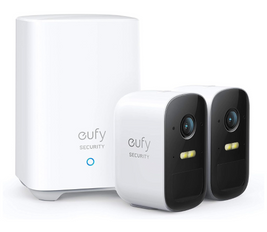eufy Security, eufyCam 2C 2-Cam Kit, Security Camera Outdoor, Wireless Home Security System with 180-Day Battery Life, HomeKit Compatibility, 1080p HD, IP67, Night Vision, No Monthly Fee