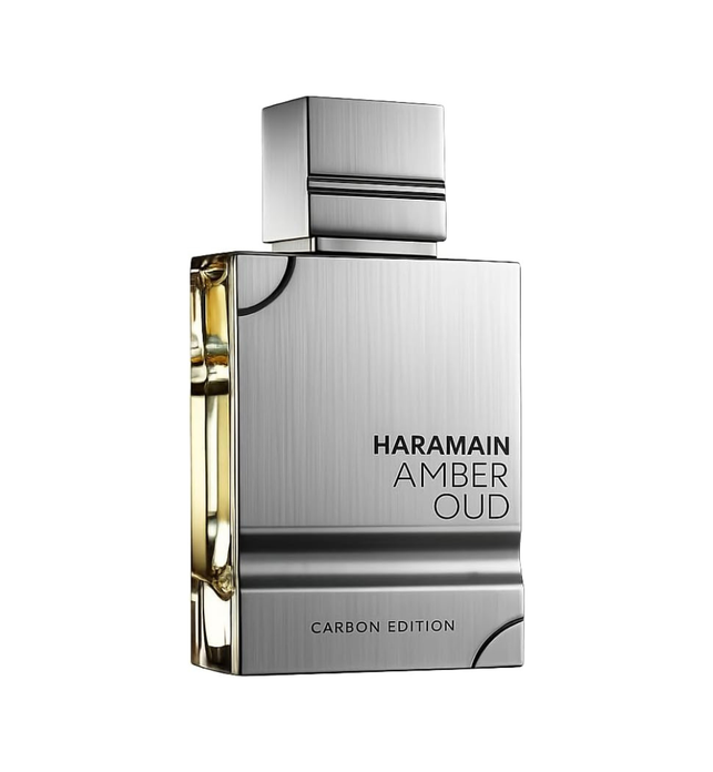 Al Haramain Amber Oud Carbon Edition Eau De Parfum 60ML Long Lasting Arabic Fragrances for Men & Women, Luxury Woody Aromatic Perfume with Lavender, Bergamot, Sea Notes & Vetiver