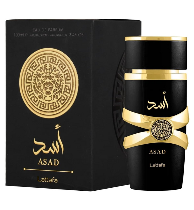 Lattafa Perfumes Asad for Unisex Eau De Parfum Spray, 3.4 Ounce