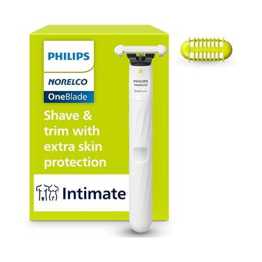 Philips Norelco OneBlade Unisex Intimate Pubic & Personal Body Groomer & Trimmer, QP1924/70
