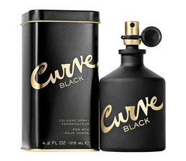 Curve Liz Claiborne Black for Men, 4.2 oz Cologne Spray