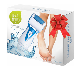 Electric Foot Callus Remover: Rechargeable Foot Scrubber File CR900 by Own Harmony - Best Pedicure Tools w 3 Rollers, Professional Pedi Feet Care Sander for Cracked Heels and Dead Skin (USB Cable)