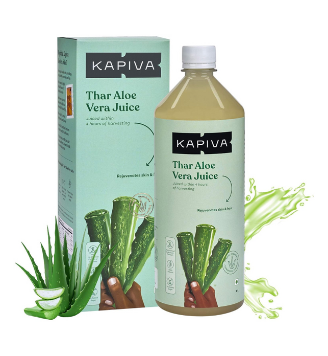 kapiva Thar Aloe Vera Juice for Skin & Hair (1L)