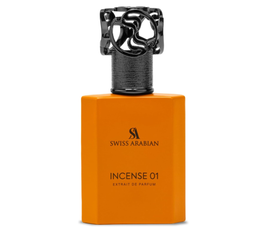 Swiss Arabian Incense 01 Extrait De Parfum, 50ml, Premium Quality Perfume, Unisex Fragrance, Fresh Incense, Luxurious Blend Perfume for Women and Men