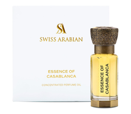 Swiss Arabian Essence of Casablanca Concentrated Perfume Oil, 12ml, Premium Quality Perfume Oil, Unisex Fragrance, Fruity, Woody, Amber, Luxurious Blend Perfume for Women and Men